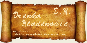 Drenka Mladenović vizit kartica